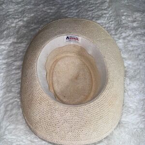 Texace Cowboy Hat Mens OS Beige Good Vintage Straw Unihat Made in USA Western
